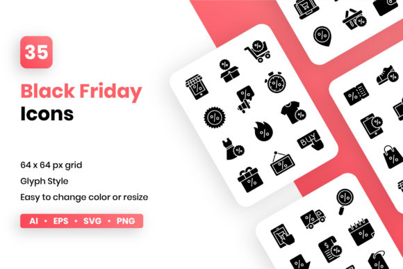 Black Friday Glyph Icon Set: A Comprehensive Guide for Designers and Developers