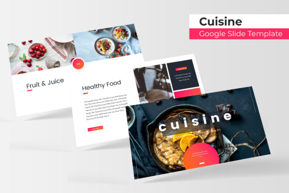Enhance Your Presentations with the Cuisine Google Slide Template