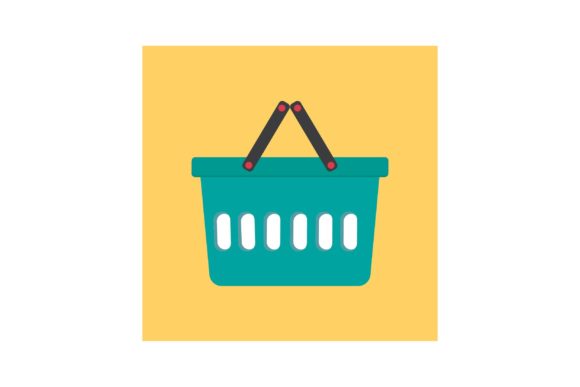 Enhancing Your Design Projects with Flat Icon - Basket