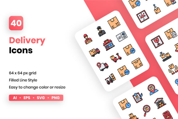 Explore Creative Possibilities with Delivery Icons