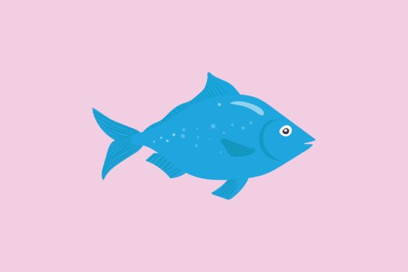 Explore the Depths with Flat Icon - Ocean Fish