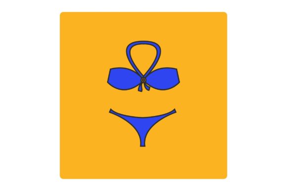 Flat Icon - Bikini: A Versatile Design Essential