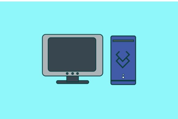 Flat Icon - Business Computer: A Versatile Design Asset