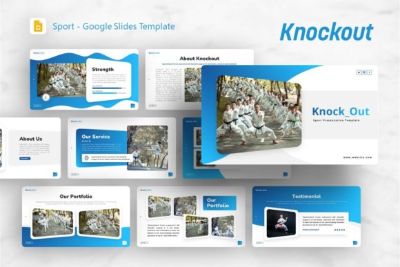 Knockout: Elevating Visual Narratives Through a Versatile Google Slides Template