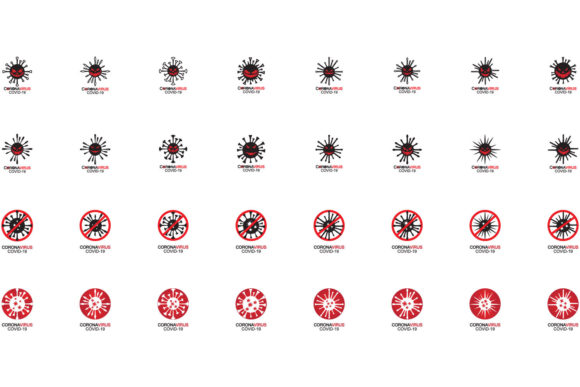 Understanding Corona Virus Logo Vector Illustration
