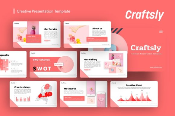 Unleash Creativity with Craftsly Presentation Template
